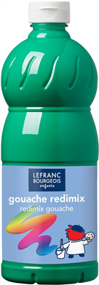 LEFRANC BOURGEOIS Gouache liquide 1.000 ml, vert franc