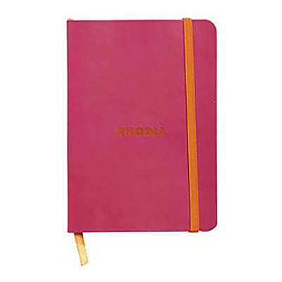 RHODIA Carnet souple RHODIARAMA A5 ligné framboise