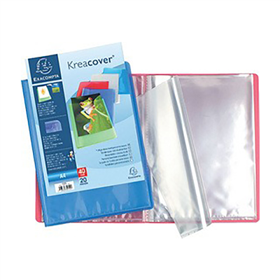 EXACOMPTA protège-documents Kreacover A4 PP cristal