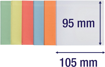 FRANKEN Carte de présentation, 95 x 105 mm, assorti