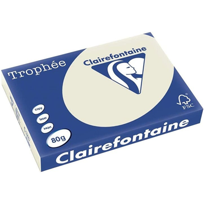 Clairalfa Papier universel Trophée A3 80 g/m2 gris perle