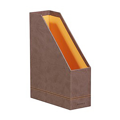 RHODIA Porte-revue en simili cuir A4 chocolat