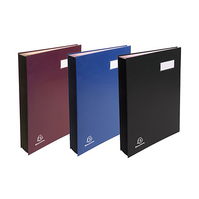 EXACOMPTA Parapheur Direction A4 24 compartiments bleu