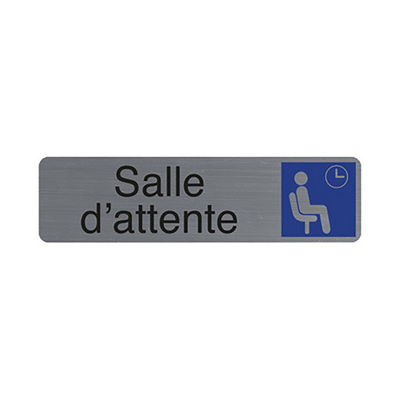 EXACOMPTA Plaque de signalisation Salle d'attente