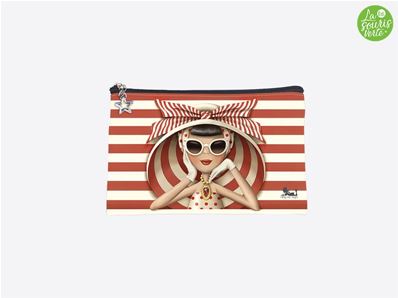 La Souris verte Trousses "Maxi-Pockets Dame avec un chapeau" MAP 1848