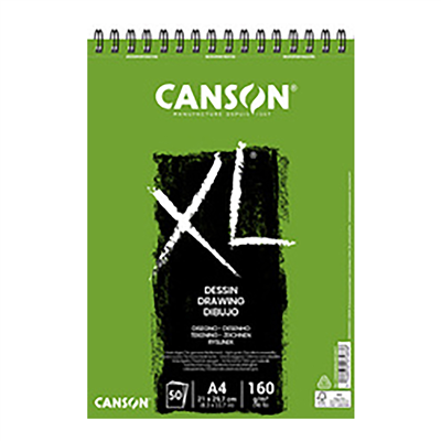 CANSON Bloc à croquis et études XL DESSIN A4