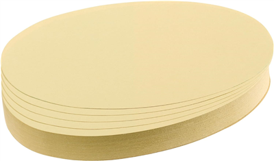 FRANKEN Carte de présentation, oval, 190 x 110 mm