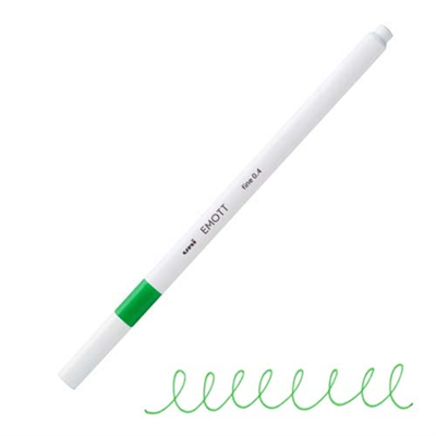  Uni-ball Feutre Emott vert fine 0.4