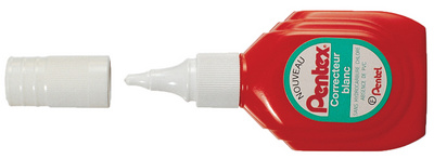 Pentel Flacon correcteur ZLC1W blanc contenu : 18 ml