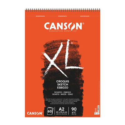 CANSON Bloc à croquis et études XL CROQUIS A2 90 g/m2