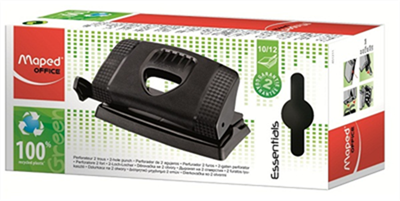 Maped Perforateur Essentials Green 10/12, noir 82451211