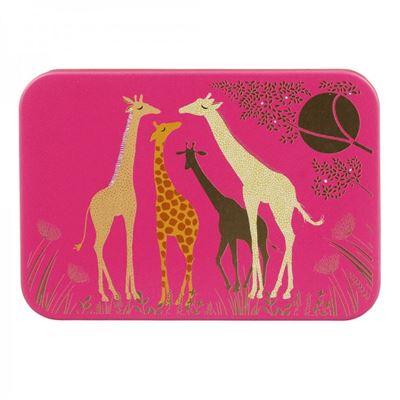 Sara Miller Mini Boite Rectangulaire Métal Girafe