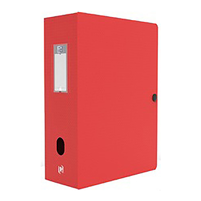 Oxford boîte de classement Memphis dos de 80 mm rouge