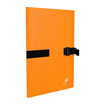 Oxford Chemise à sangle Bicolor Recyc+ A4 carton orange