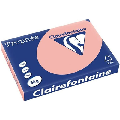 Clairalfa Papier universel Trophée A3 80 g/m2 pêche