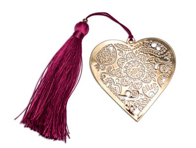 Art & Kraft Marque page métal découpé Coeur