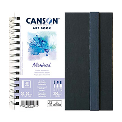 CANSON Carnet de dessin ART BOOK Montval 200 x 200 mm