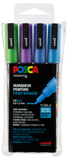 POSCA Marqueur à pigment PC-3ML pailleté étui de 4