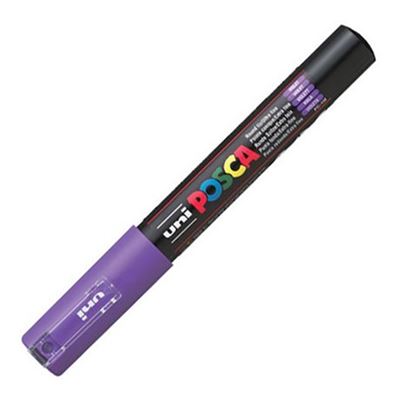 Uni-ball Posca Marqueur à pigment PC-1MC, violet PC-1MC VT