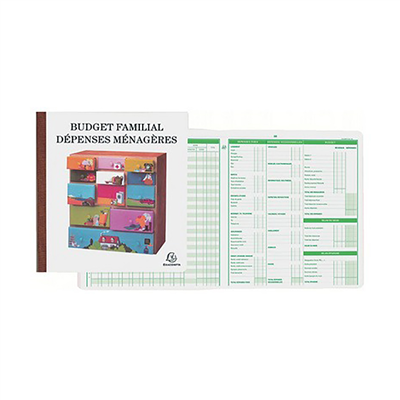 EXACOMPTA piqure Budget dépenses ménagères 270 x 250 mm