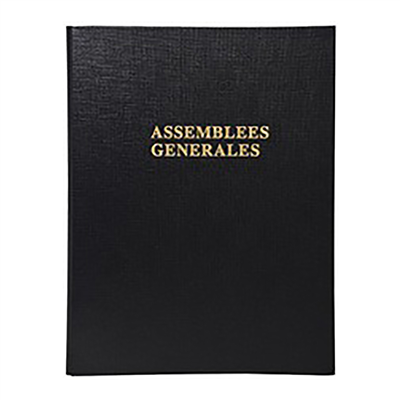 EXACOMPTA Reliure Délibérations Assemblées Générales