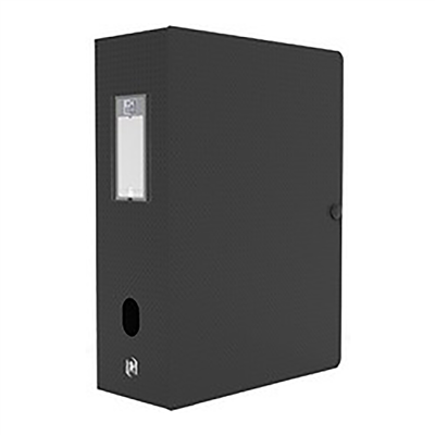 Oxford boîte de classement Memphis dos de 80 mm noir