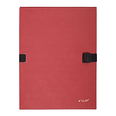 EXACOMPTA Chemise à dos extensible N'CLIP A4 rouge