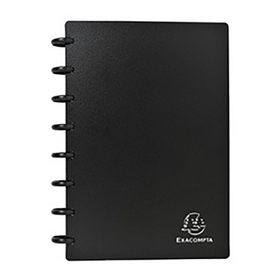 EXACOMPTA Porte-cartes de visites amovible à anneaux A5