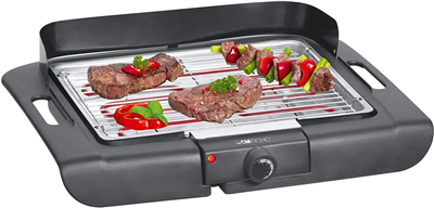 CLATRONIC Grill de table-barbecue BQ 3507, noir