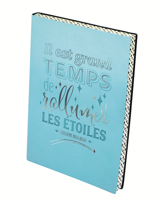 Art & Kraft Carnet souple  A5 LEITMOTIV Apollinaire Etoiles