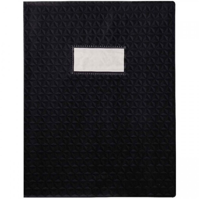 Calligraphe Protège cahier  17 x 22 Opaque noir