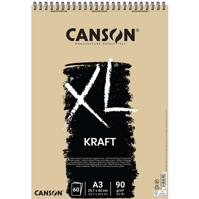 CANSON Bloc à croquis et études XL Kraft, A5