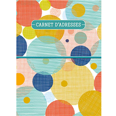 PaperStore Carnet d'adresses Cercles petit modèle