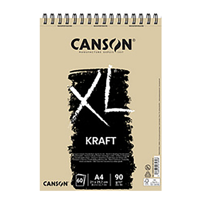 CANSON Bloc à croquis et études XL KRAFT A4