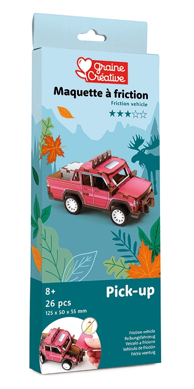 Graine créative Maquette à friction véhicule pickup