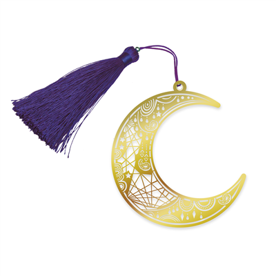 Art & Kraft Marque page metal decoupe Lune