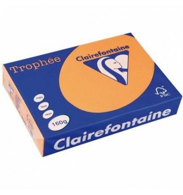 Clairalfa Papier universel Trophée A4 160 g/m2 clémentine