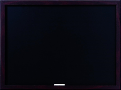 Bi-Office Tableau noir Optimum, 600 x 450 mm, cerisier