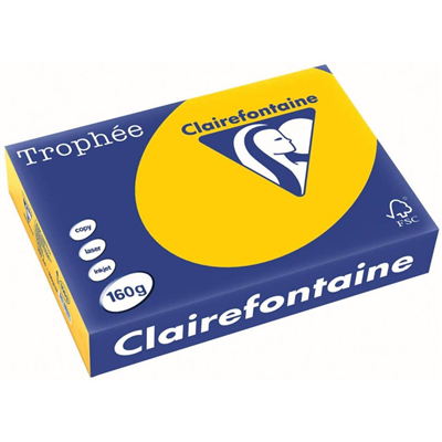Clairalfa Papier universel Trophée A4 jaune tournesol