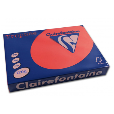 Clairalfa Papier universel Trophée A4 rouge corail