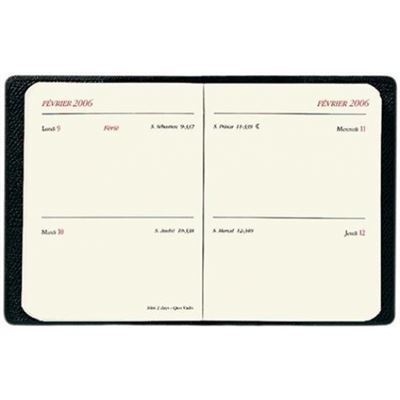 Quo vadis Agenda Mini 2 days impala rouge