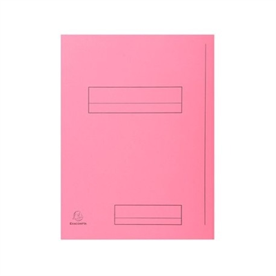 EXACOMPTA Chemises SUPER 250 imprimées A4 rose