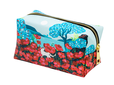 Art & Kraft Catimini Trousse Rectangle Coquelicots